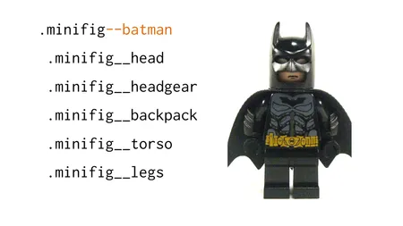 Example of a .minifig--batman module modifier making a drastic change in the appearance of the minifig