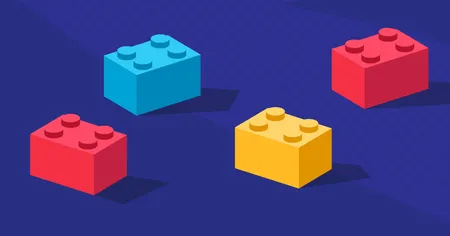 illustration of lego blocks