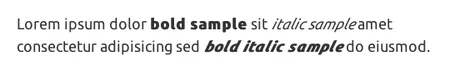 Double-italic and bold styles